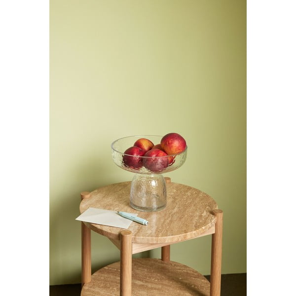 Ümmargune kiviplaadiga abilaud ø 43 cm Trava – Hübsch-image-1