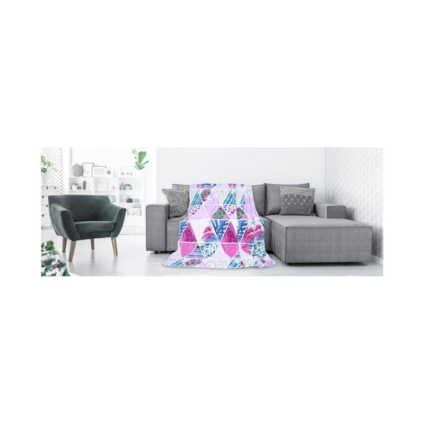 Deka z mikrovlákna AmeliaHome Kaleidoscope, 220 x 240 cm-image-2