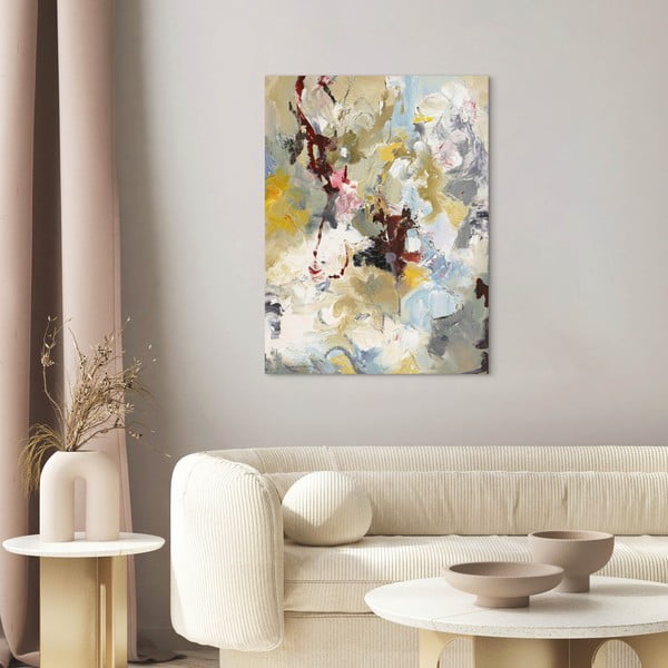 Käsitsi maalitud elementidega maal 60x80 cm Free Play 1 - Malerifabrikken-image-2