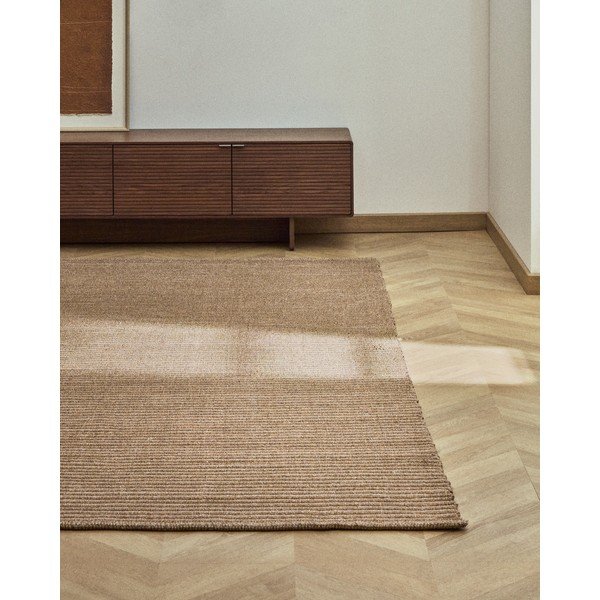 Beež käsitsi kootud vaip 200x300 cm Ardelia - Kave Home-image-2