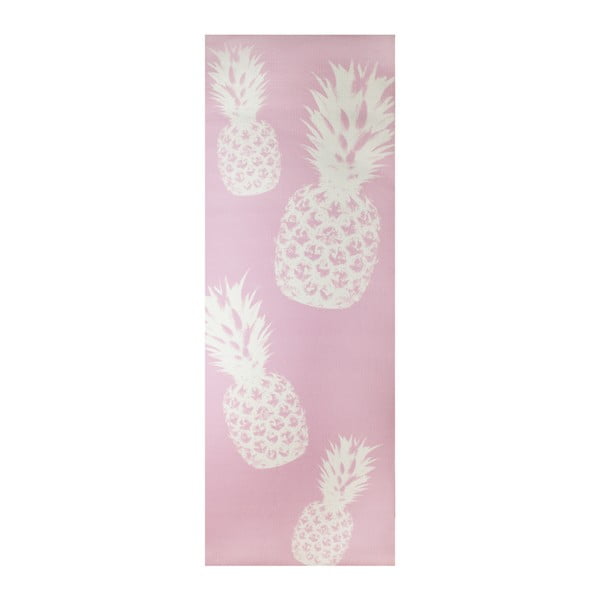 Růžová podložka na jógu Le Studio Pineapple Yoga Mat