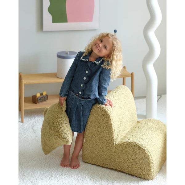 Roheline bukleekangast laste diivanipadi Bear - Wigiwama-image-2