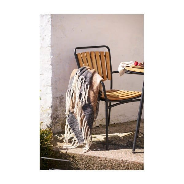 Pruun villasisaldusega pleed 130x170 cm Carmel – House Nordic-image-1