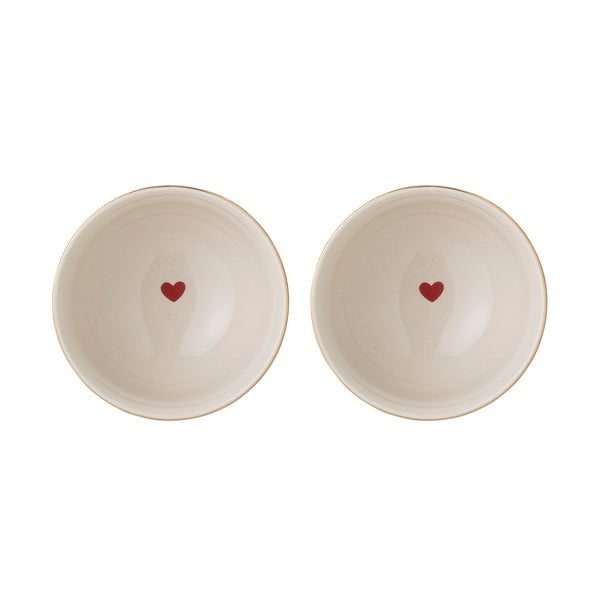 Valged jõulumotiiviga kivikeraamikast kausid,  2 tk komplektis 500 ml Jolly - Bloomingville-image-3