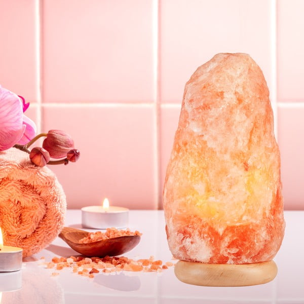 Oranž soolalamp, kõrgus 35 cm Sally - LAMKUR-image-1
