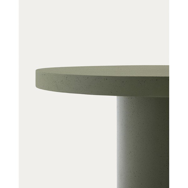 Betoonist ümmargune aiasöögilaud ø 120 cm Aiguablava - Kave Home-image-3