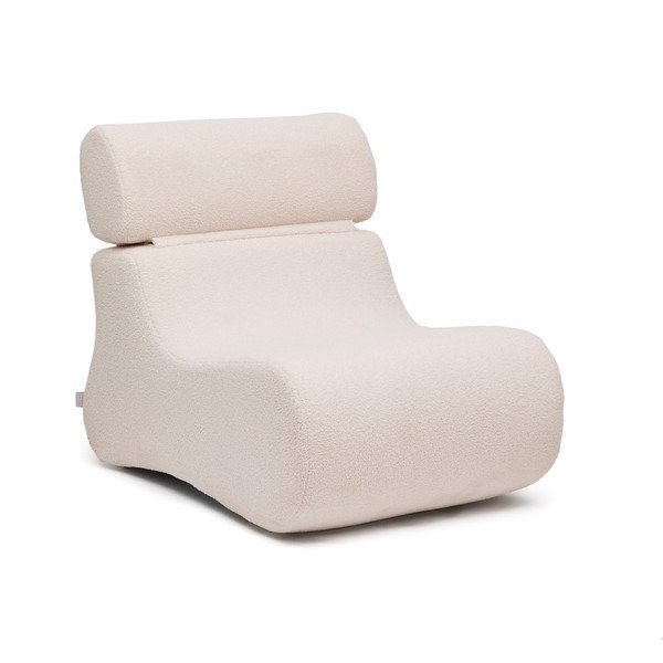 Elevandiluuvärvi bukleekangast tugitool Club - Kave Home