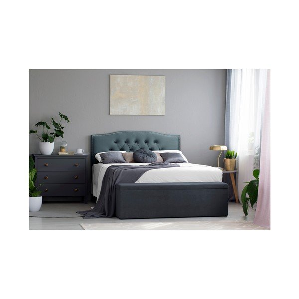 Petrlolejově zelené čelo postele Mazzini Sofas Cloves, 140 x 120 cm-image-2