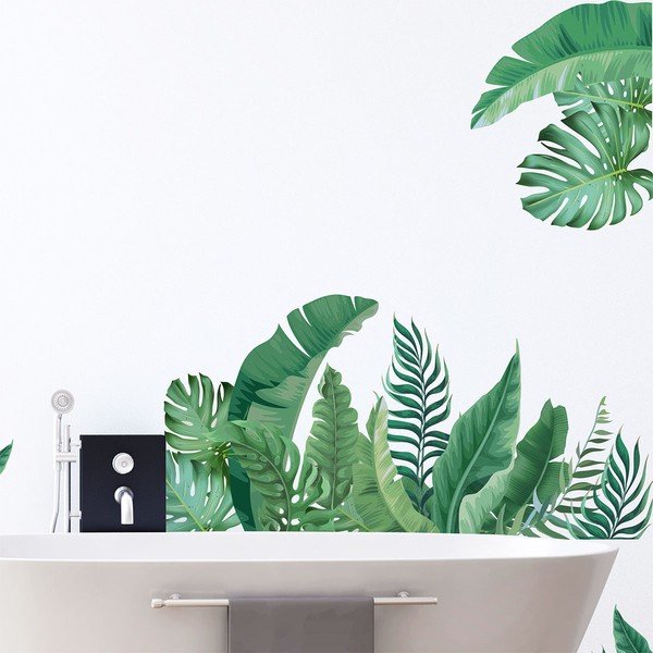 Seinakleebis 60x90 cm Tropical Leaves - Ambiance-image-1