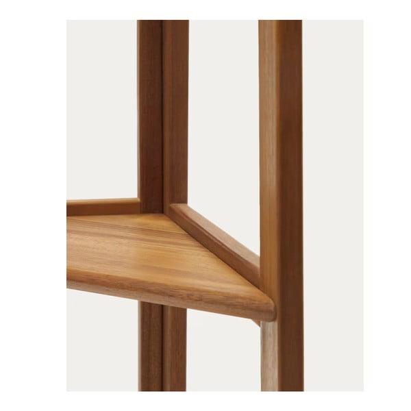 Naturaalset värvi tahkest akaatsiapuidust väliriiul 42x150 cm Victora - Kave Home-image-3