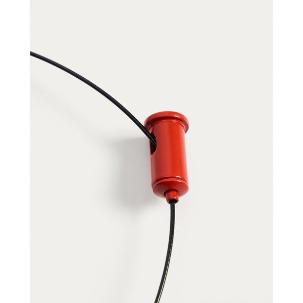 Punane hämardatav LED-laevalgusti metallist varjuga ø 16 cm Porte - Kave Home-image-3