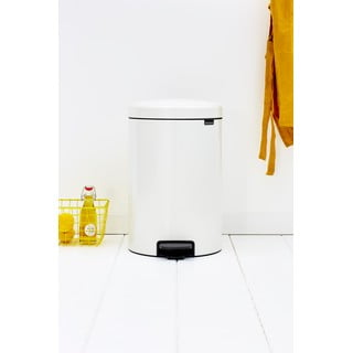 Valge terasest prügikast 20 l NewIcon - Brabantia
