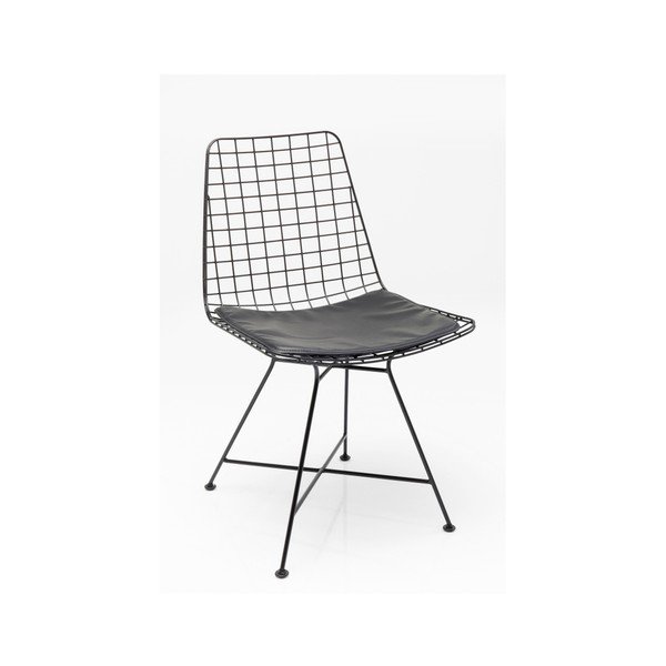 Must terasest söögitool Grid - Kare Design-image-3