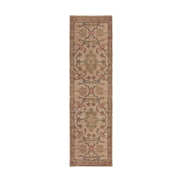 Käsitsi kootud džuudist koridorivaip 60x230 cm Celine Jute Global - Flair Rugs