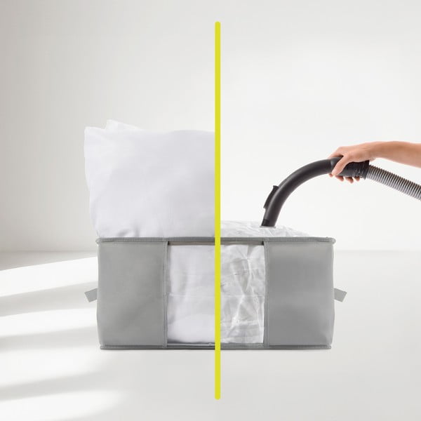 Plastikust riiete vaakumkott 40x40x25 cm - Homéa