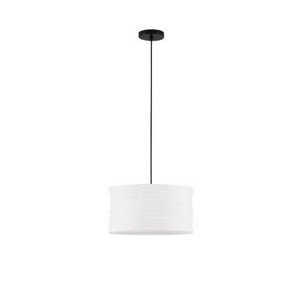 Valge linane ripplamp ø 38 cm Linnet - Nova Luce