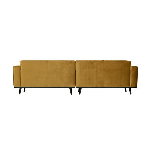 Mesi kollane sametne diivan , 280 cm Statement - WOOOD-image-2