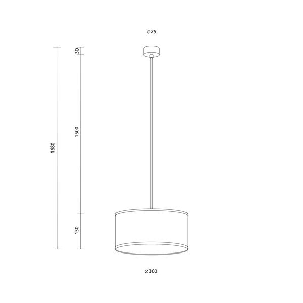 Kollane rippvalgusti ø 30 cm Doce - Sotto Luce-image-2