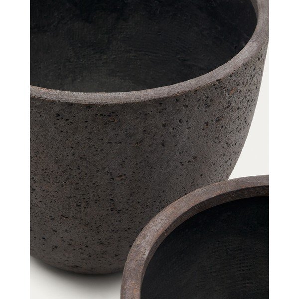 Betoonist lillepoti katted komplektis 2 tk ø 50 cm Serili - Kave Home-image-3