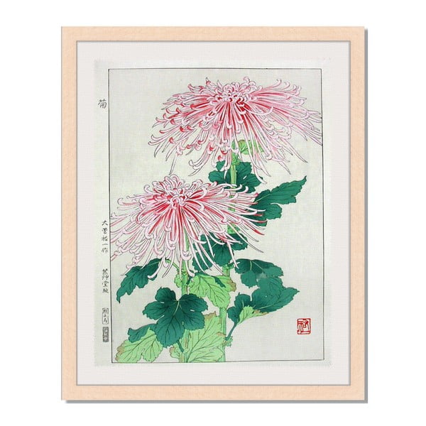 Obraz v rámu Liv Corday Asian Flower Paradise, 40 x 50 cm