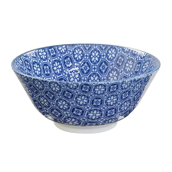 Modrá porcelánová miska Tokyo Design Studio Flower, ⌀ 15,2 cm