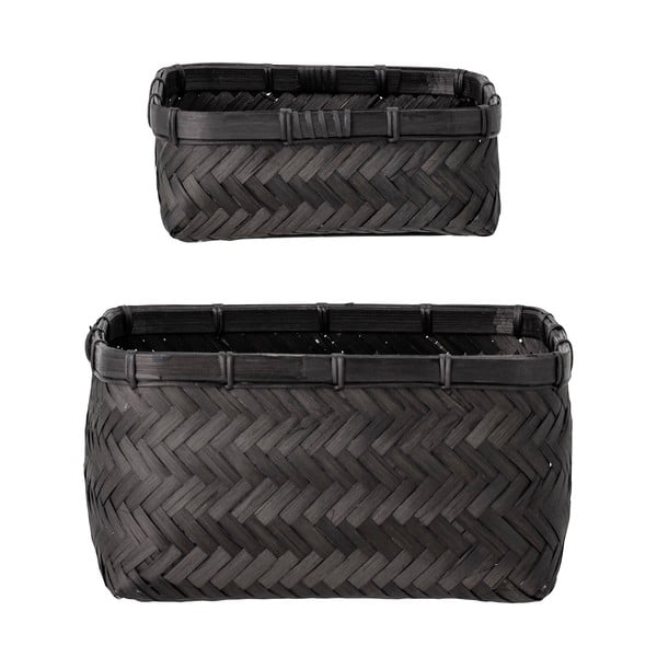 Bambusekorvid, komplektis 2 tk 24x24x12 cm Donia - Bloomingville-image-2