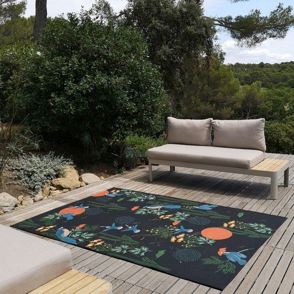 Must vaip 123x180 cm Bloom - Nattiot-image-1