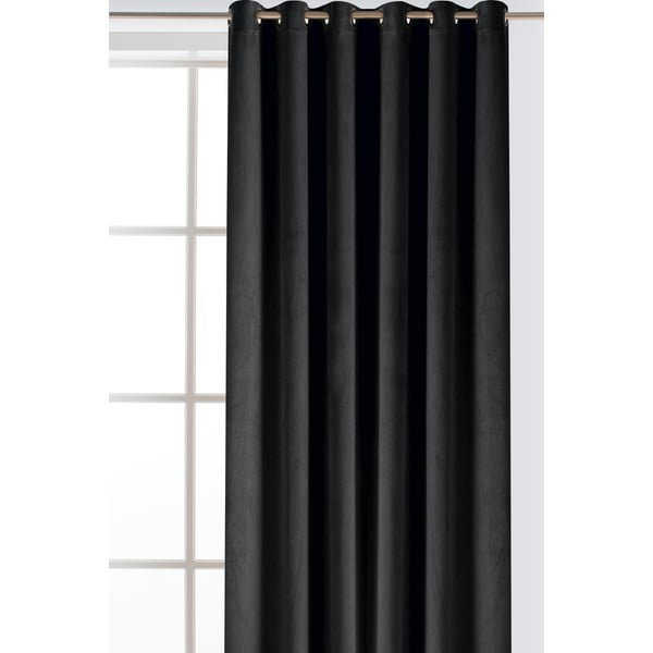 Must sametist pimendav kardin 530x300 cm Velto - Filumi-image-3