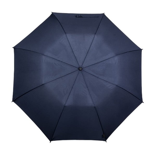 Modrý skládací větruodolný deštník Ambiance Minimalistic, ⌀ 123 cm