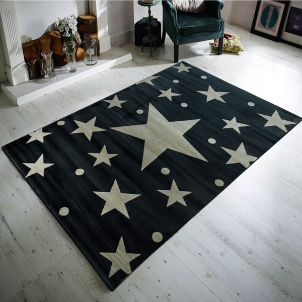 Dětský koberec Stars Sky Gris, 120 x 170 cm
