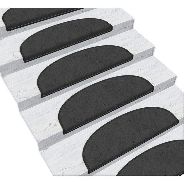 Mustad trepiastmed 16 tk komplektis 65x20 cm Dots - Vitaus-image-1