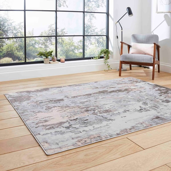 Roosa-helehall vaip 200x290 cm Apollo - Think Rugs-image-2