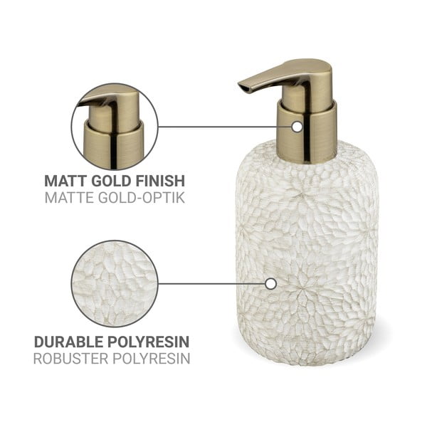 Valge polüresiinist seebidosaator 300 ml Montalfano - Wenko-image-4