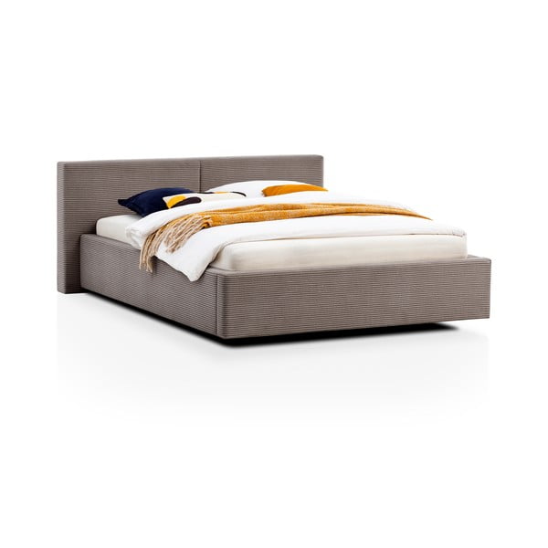 Helepruun kaheinimesevoodi koos panipaigaga 180x200 cm Cube - Meise Möbel-image-4