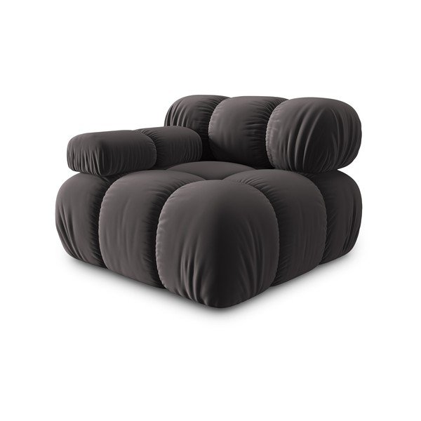 Tumehall sametist diivanimoodul (vasak nurk) Bellis - Micadoni Home-image-3