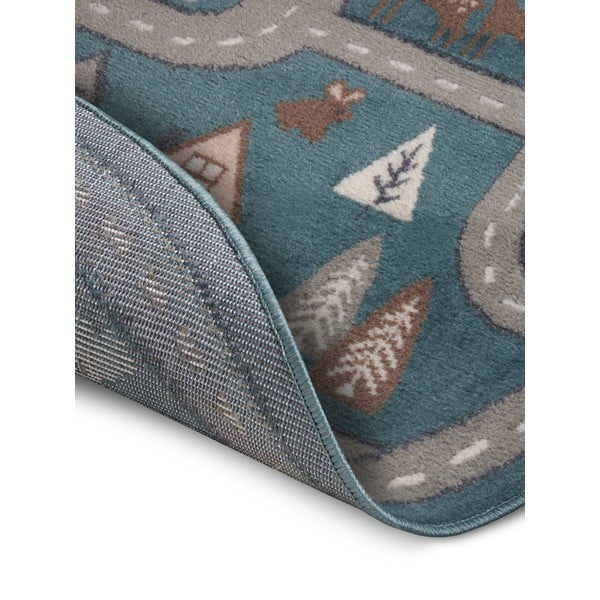 Laste vaip petrooli värvi ø 140 cm Streets - Hanse Home-image-3