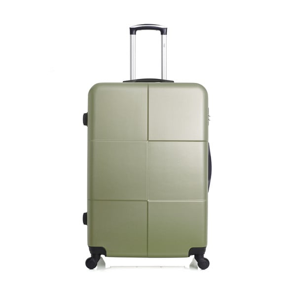 Zelený cestovní kufr na kolečkách Hero Coronado, 91 l