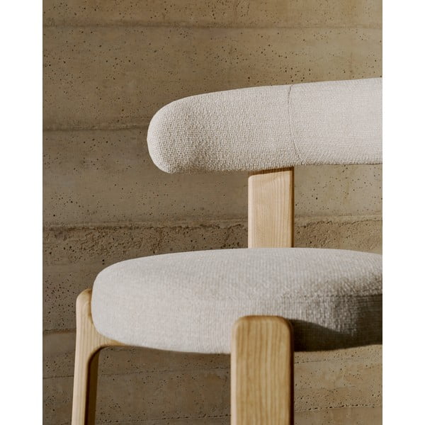 Beež tuhkpuidust söögitool Granite - Kave Home-image-2