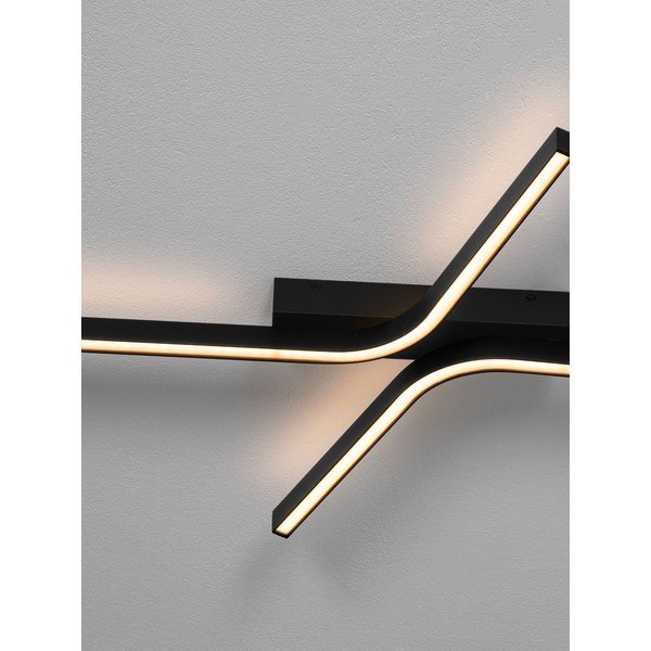 Matt must alumiiniumist LED-laevalgusti, hämardatav, 50x100 cm Akro - Nova Luce-image-2