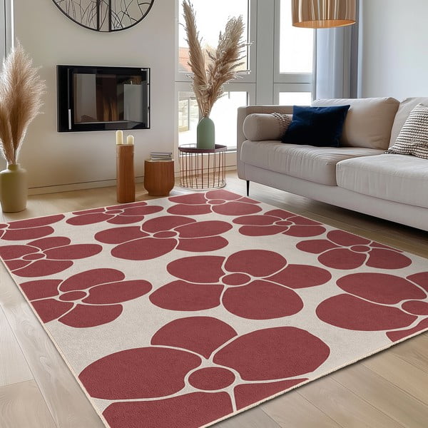 Punane pestav vaip 80x150 cm Red Meadow - Mila Home-image-3