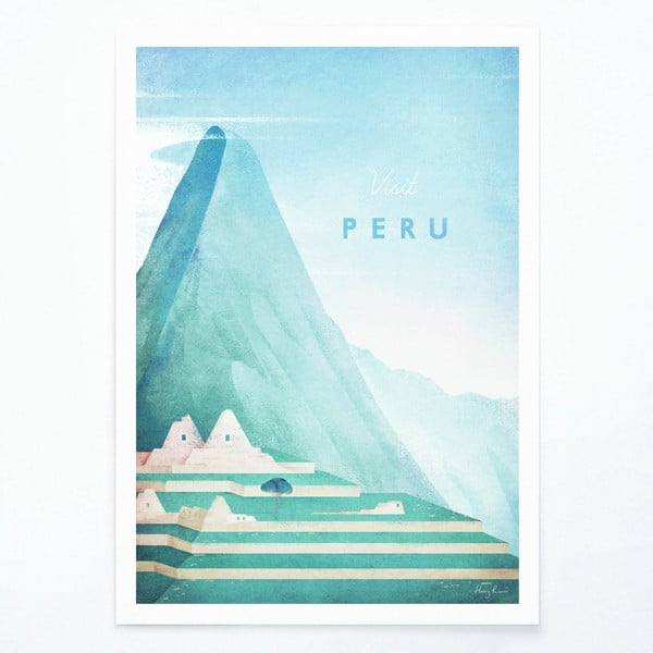 Plakat , 30 x 40 cm Peru - Travelposter