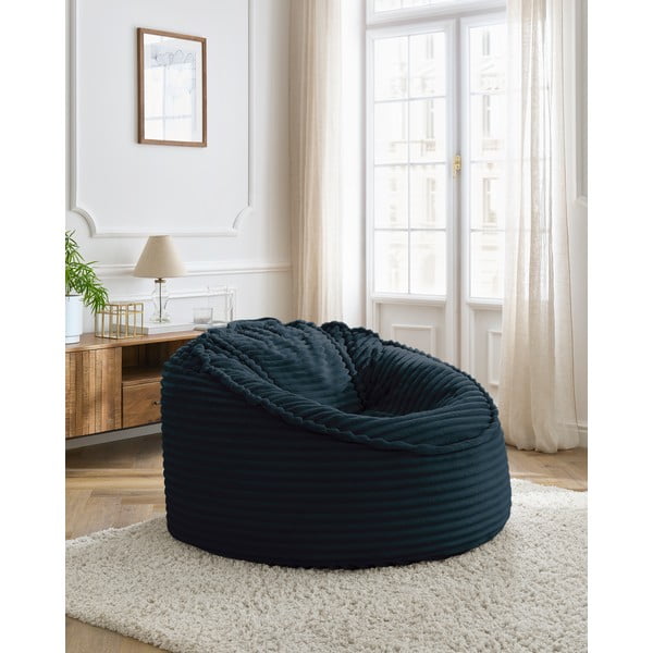 Tumesinine kordvelvetist kott-tool Socrate - Bobochic Paris-image-1