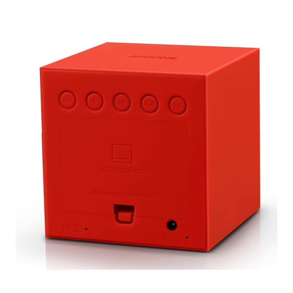 Punane LED äratuskell Gravity Cube Gravity Cube Click - Gingko-image-4