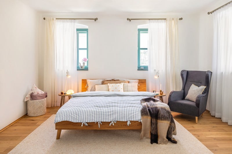 Inspiratsioon: Magamistuba, Rustikaalne stiil