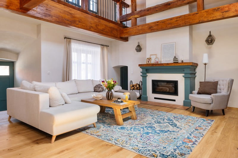 Inspiratsioon: Elutuba, Rustikaalne stiil