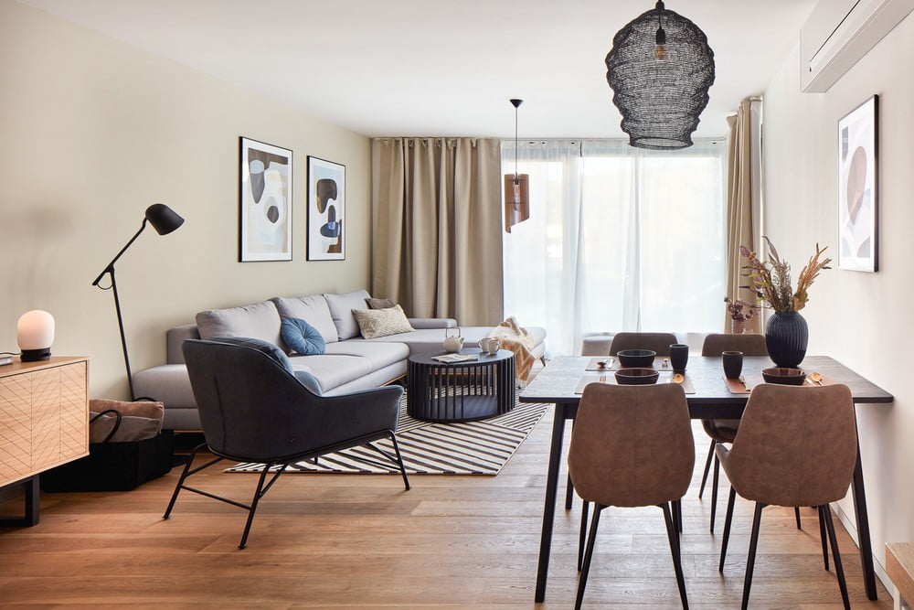 Inspiratsioon: Elutuba, Söögituba, Skandinaavia stiil