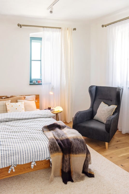 Inspiratsioon: Magamistuba, Rustikaalne stiil