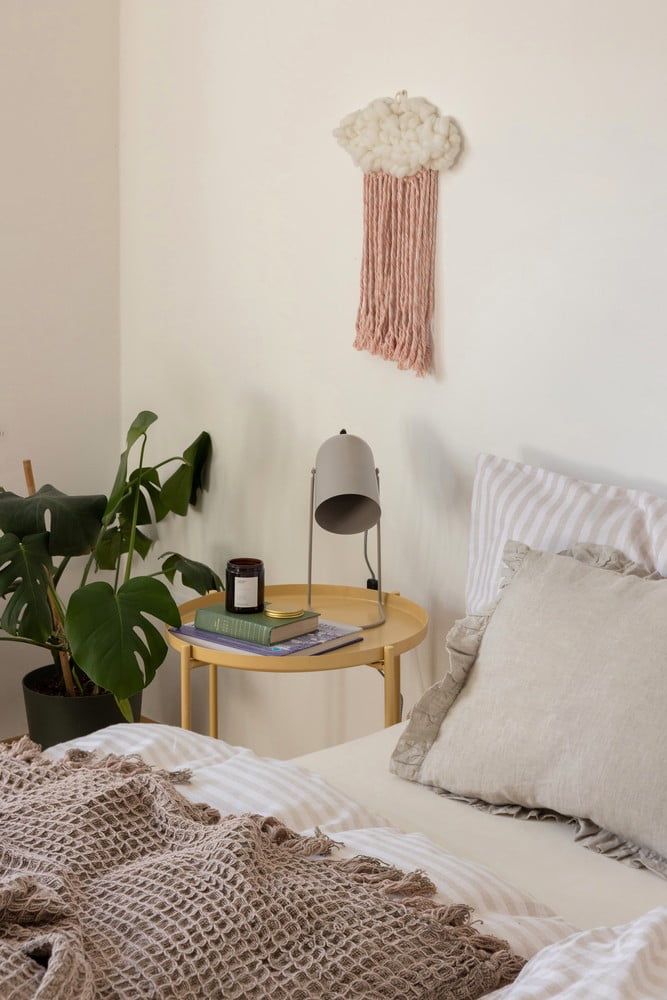 Inspiratsioon: Magamistuba, Skandinaavia stiil, Tekstiil