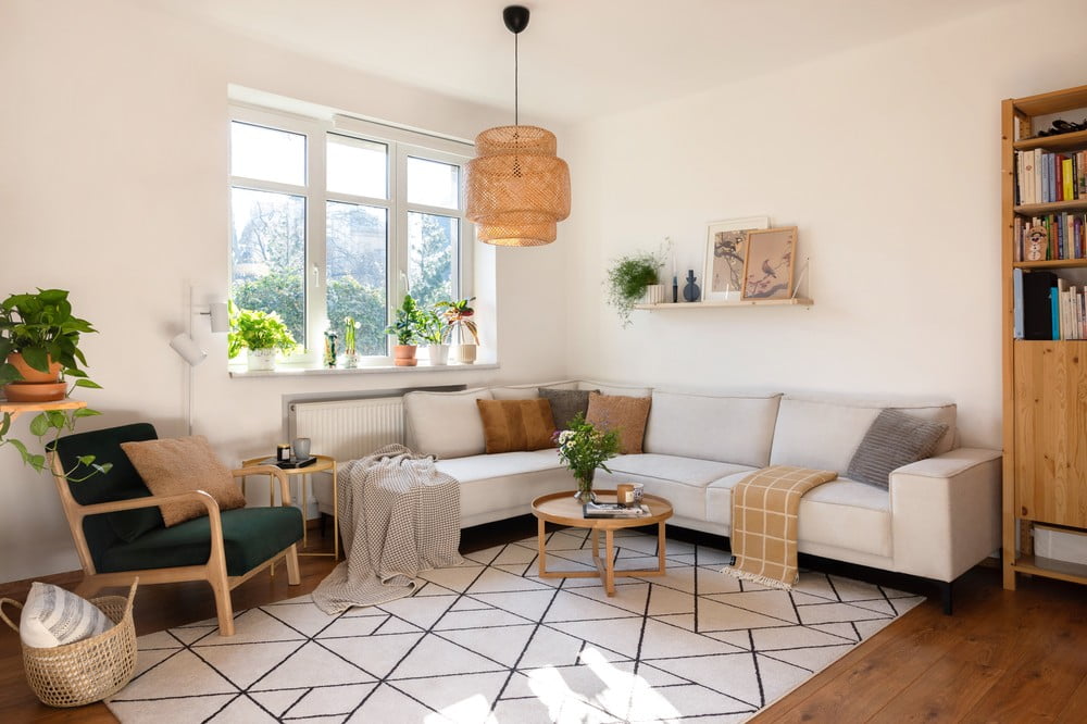 Inspiratsioon: Elutuba, Skandinaavia stiil, Tekstiil