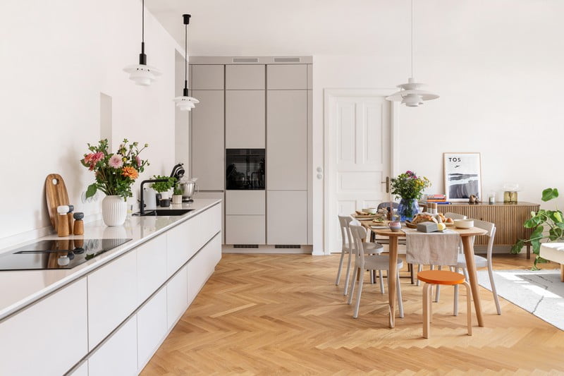 Inspiratsioon: Köök ja söögituba, Skandinaavia stiil